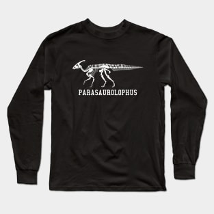 Parasaurolophus skeleton Long Sleeve T-Shirt
